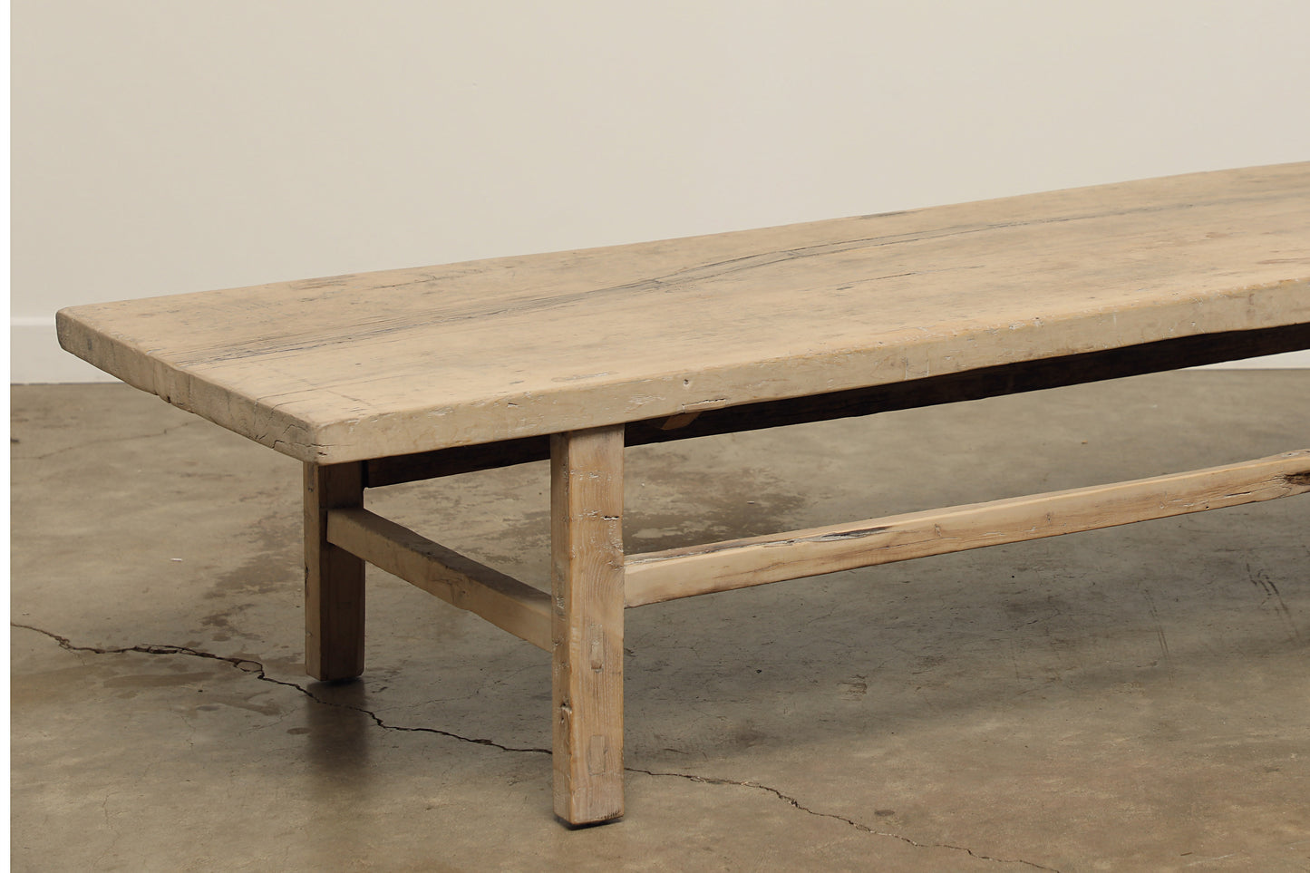 (GAS027) Vintage Poplar Coffee Table - Circa 1900 (80x26x18)