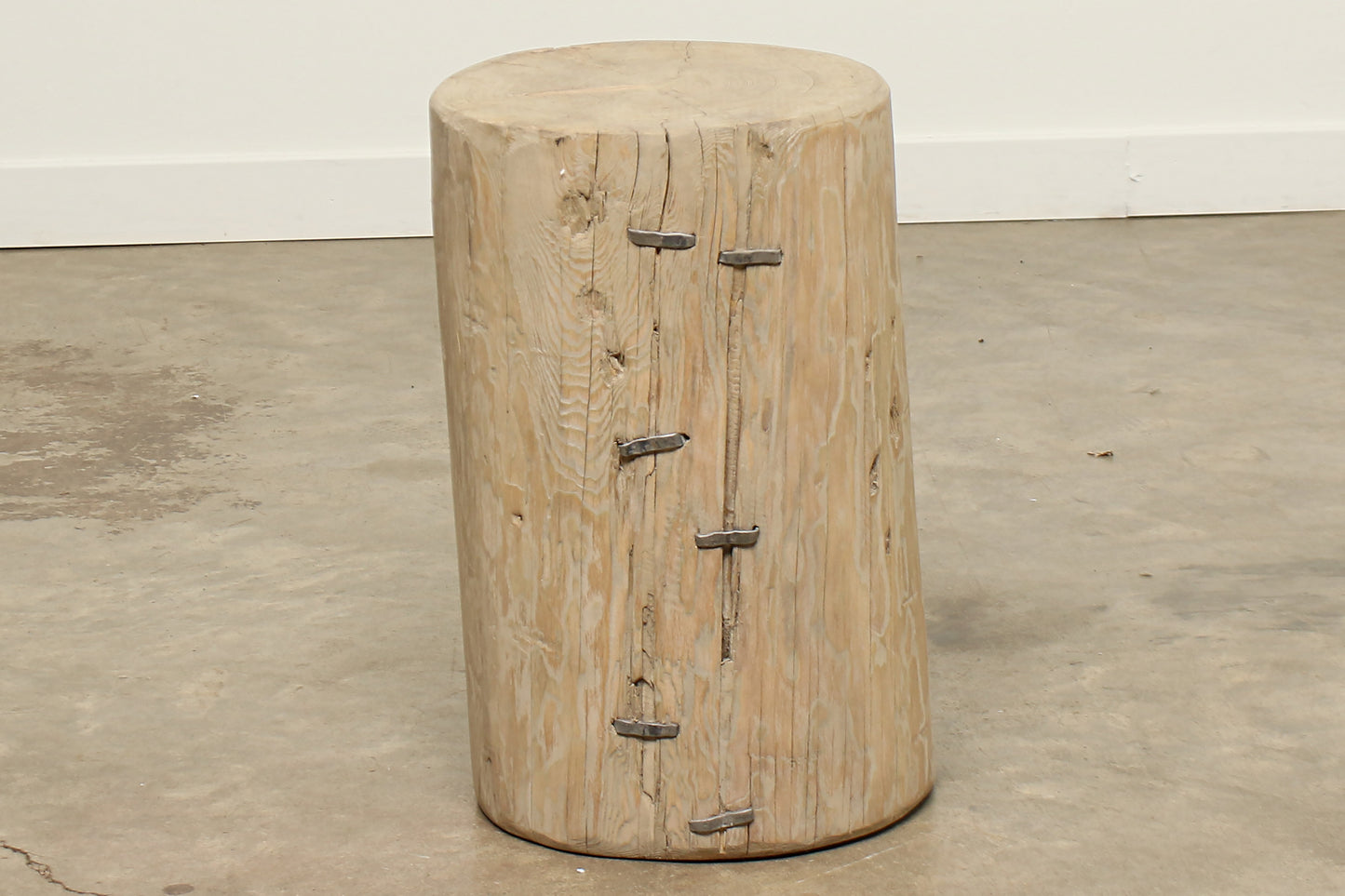(GAQ084-Q8) Vintage Pine Side Table VIII - Circa 1940 (13x13x20)
