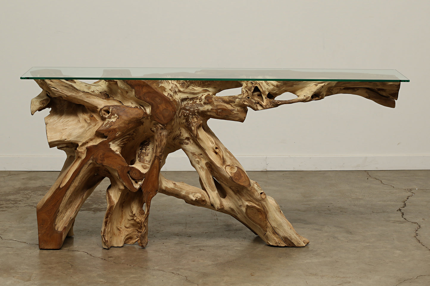 Teak Root Console