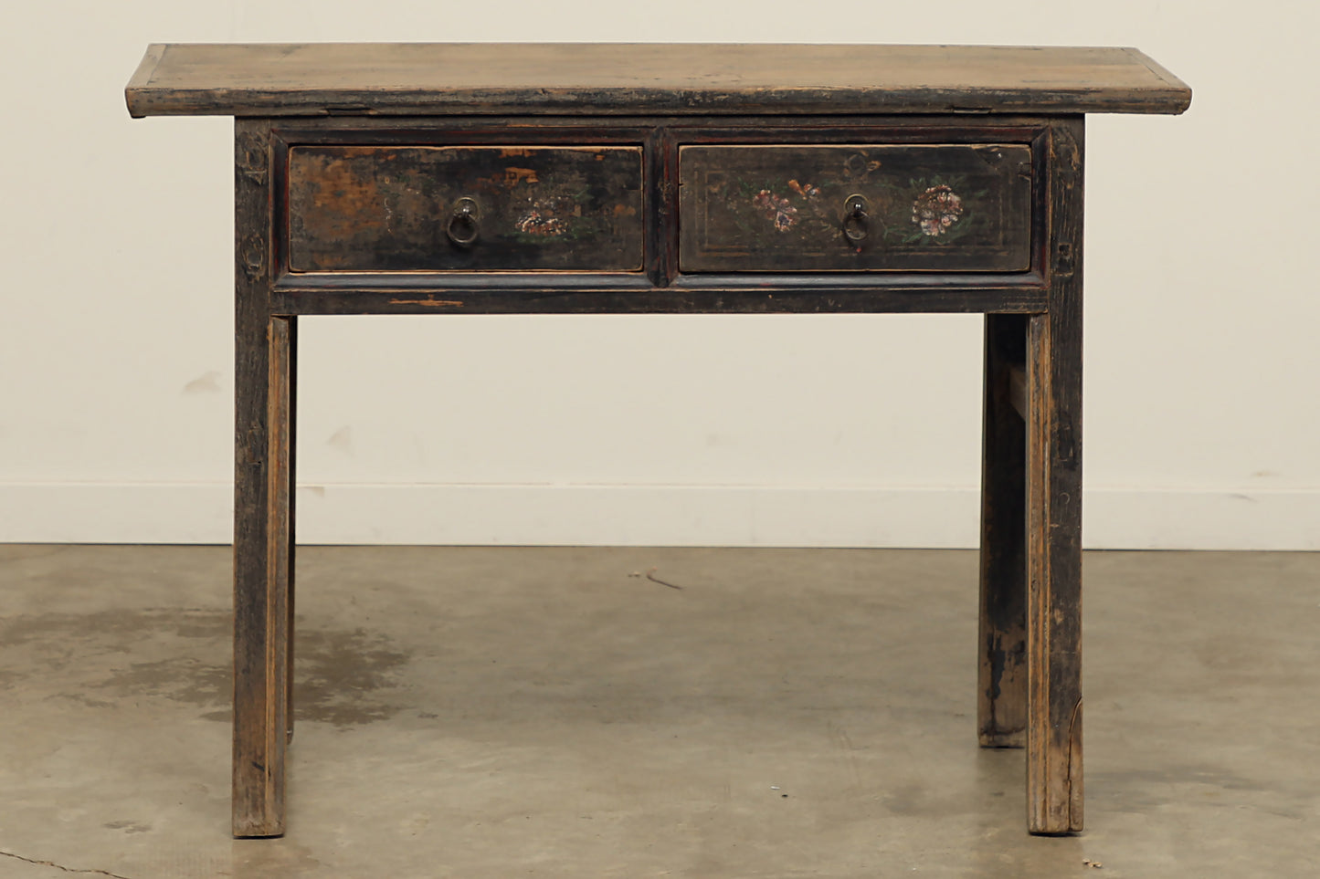 Vintage Elm Console - Circa 1920