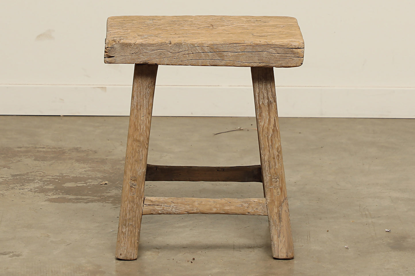 Vintage Elm Stool - Circa 1940