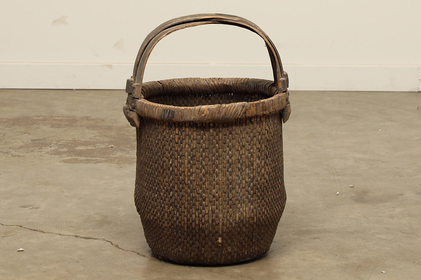 Vintage Willow Rice Bucket - Circa 1940