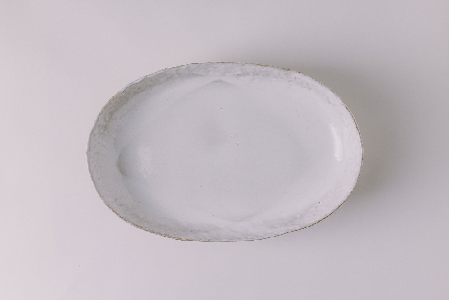 Hand Molded Oval Serving Platter