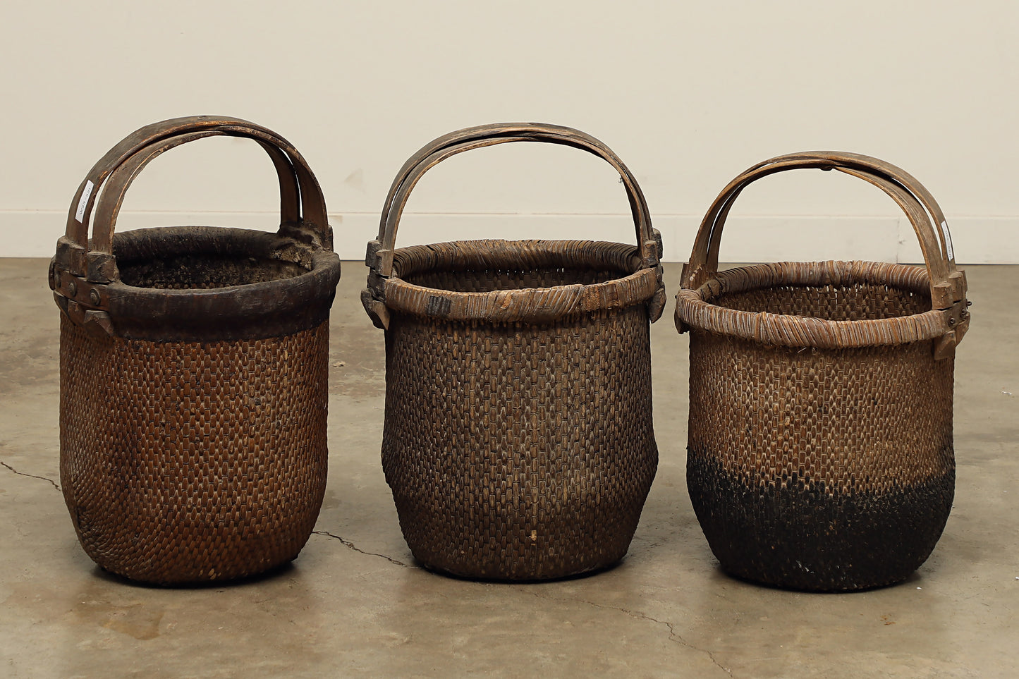 Vintage Willow Rice Bucket - Circa 1940