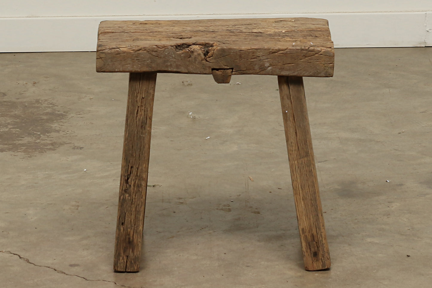 Vintage Elm Stool