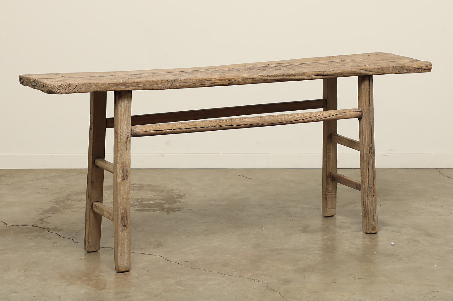 Vintage Elm Console - Circa 1920