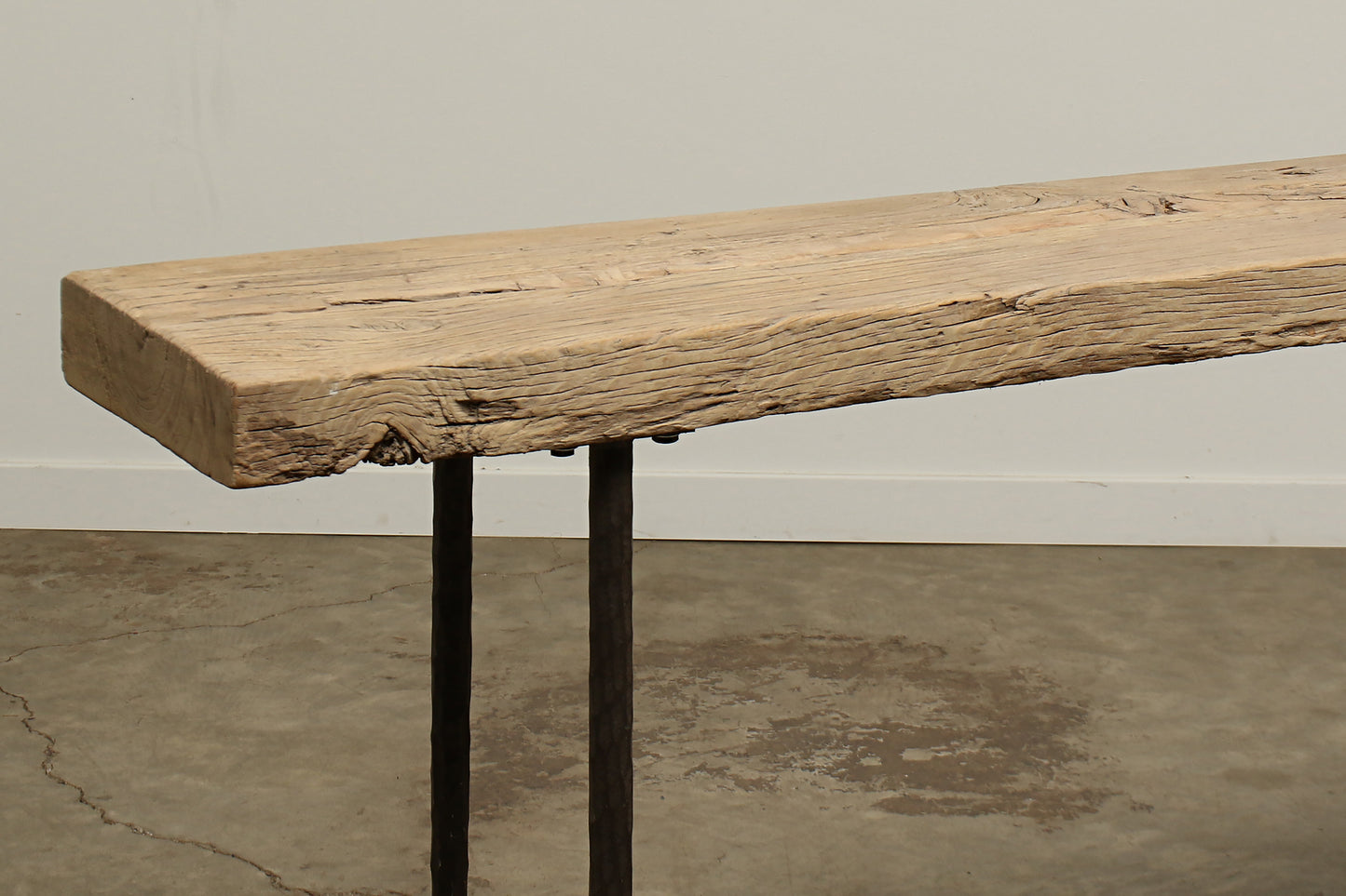 (GAP059) Elm Pin Leg Console (99x13x33)