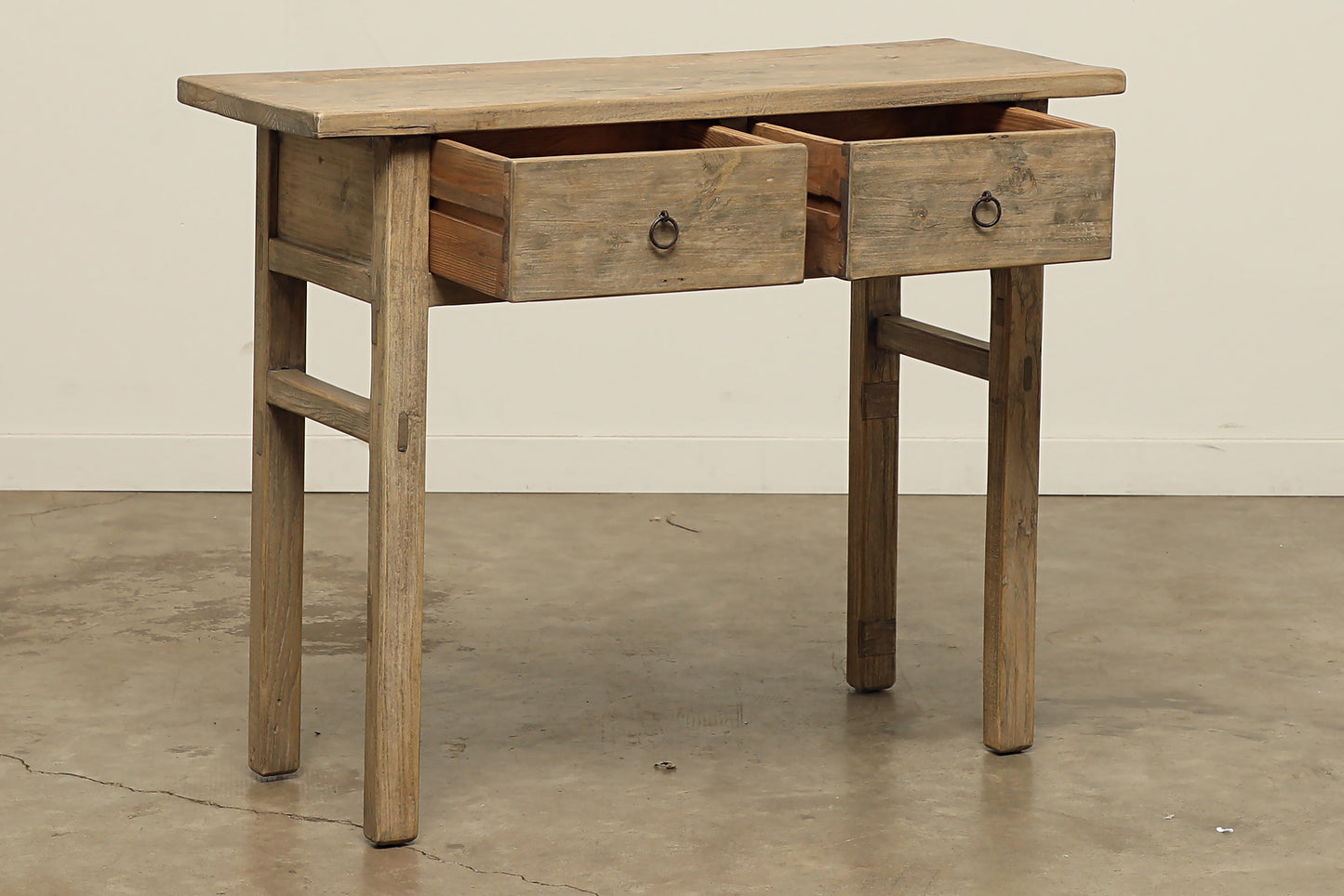 Vintage Poplar Console - Circa 1940
