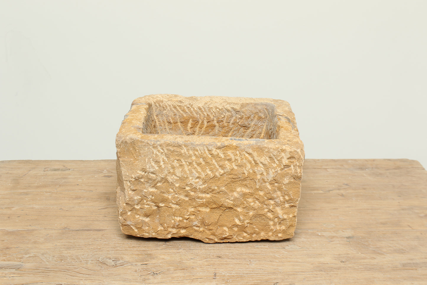 (PP226-P2) Vintage Jaisalmer Stone Planter