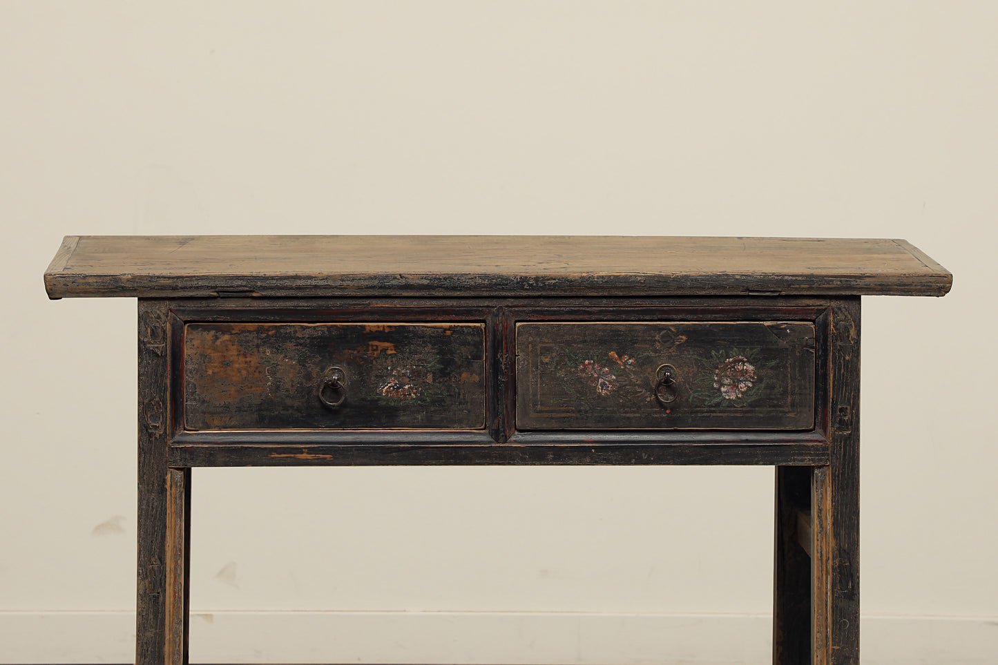 Vintage Elm Console - Circa 1920