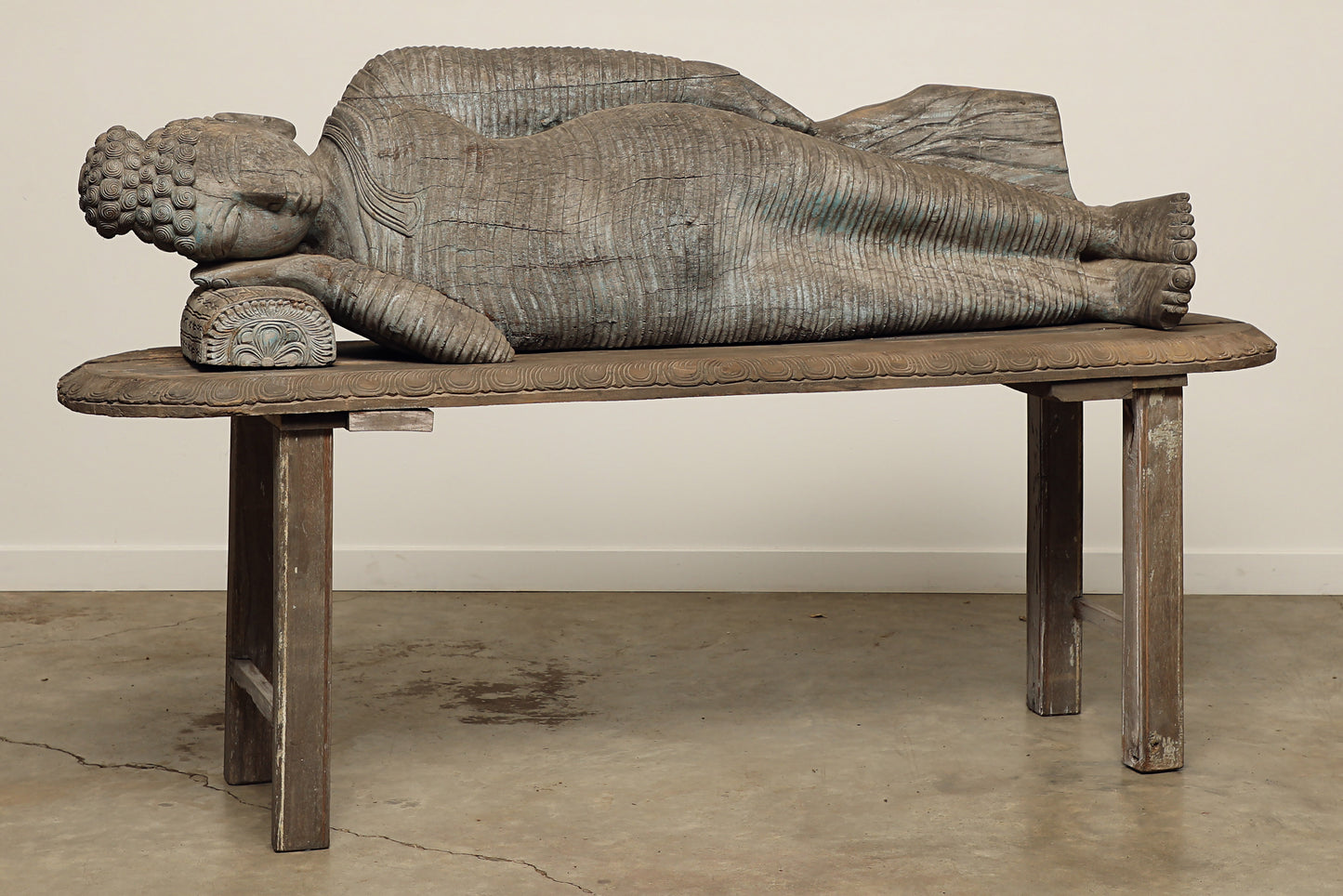 (SCP020) Vintage Sleeping Buddha (83 L x 20 W x 48 H)