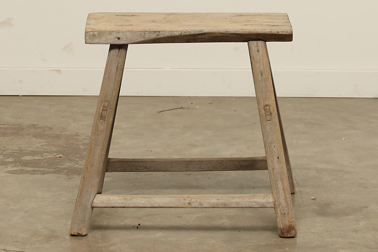 Vintage Elm Stool - Circa 1940