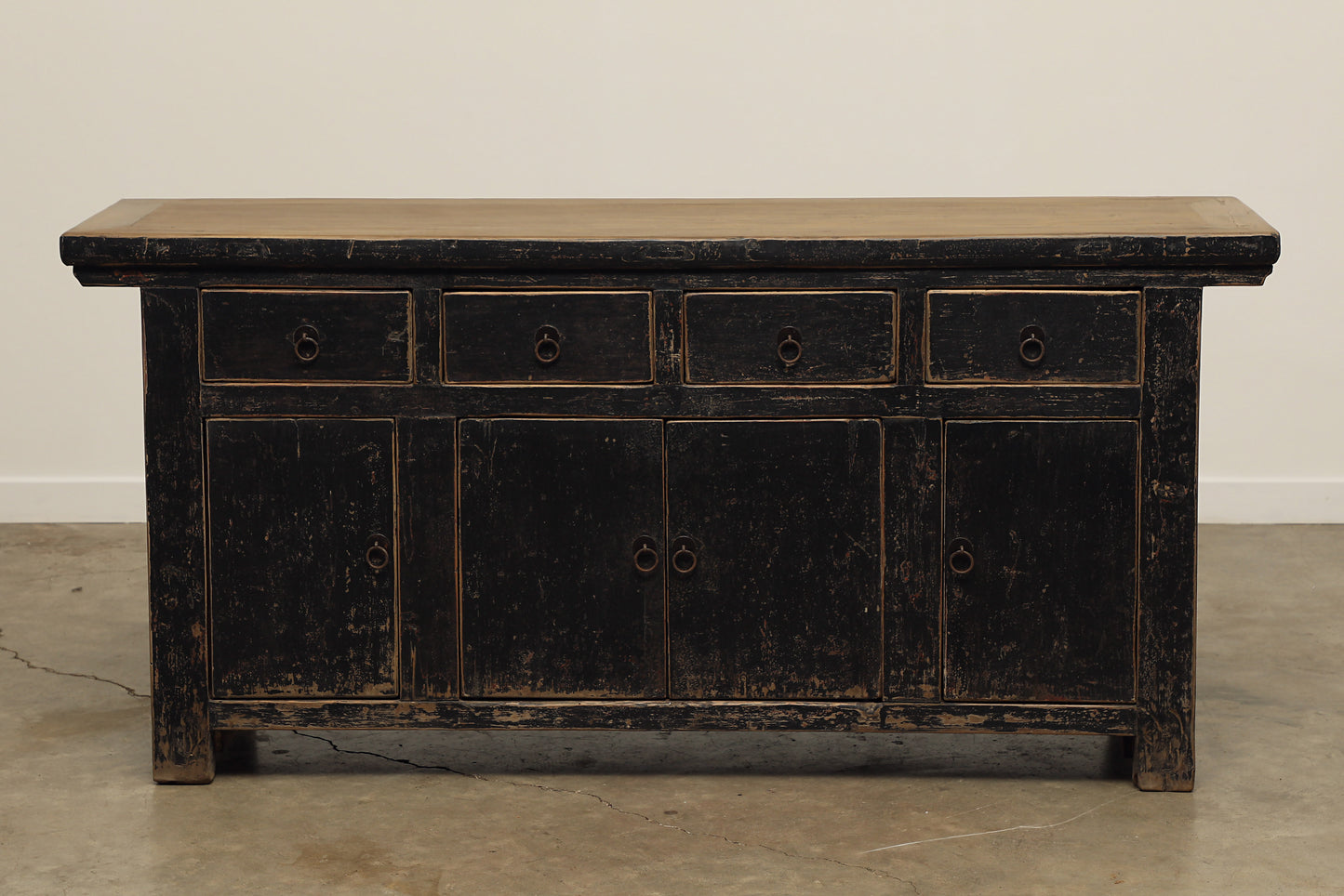 (GAS054) Vintage Poplar Sideboard - Circa 1850 (70x17x33)