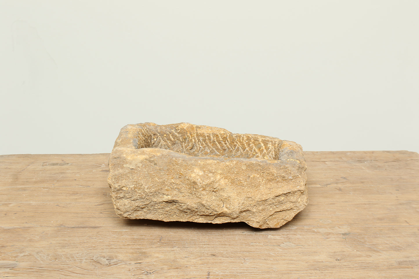 (PP226-P5) Vintage Jaisalmer Stone Planter
