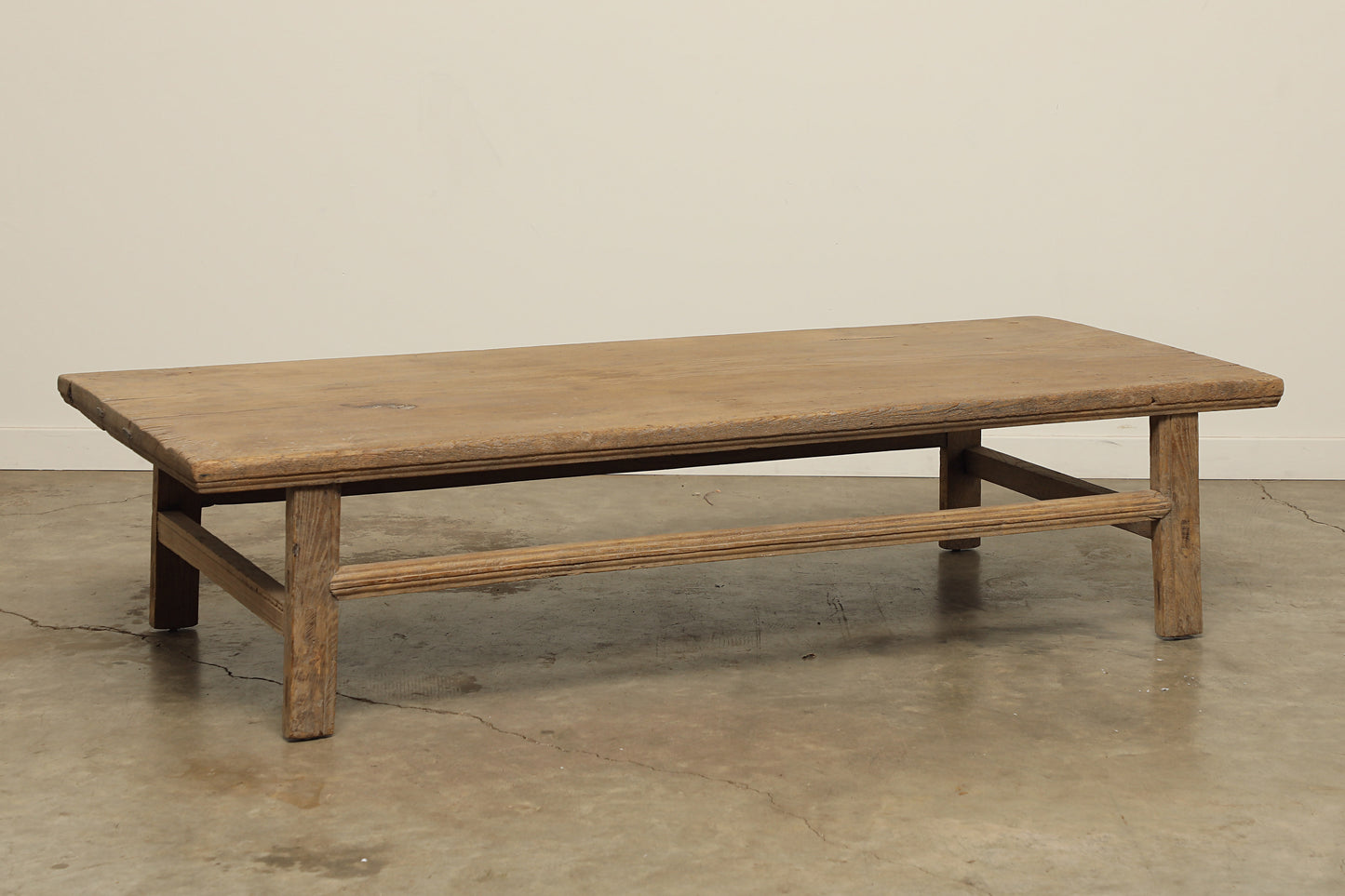 Vintage Elm Coffee Table - Circa 1900