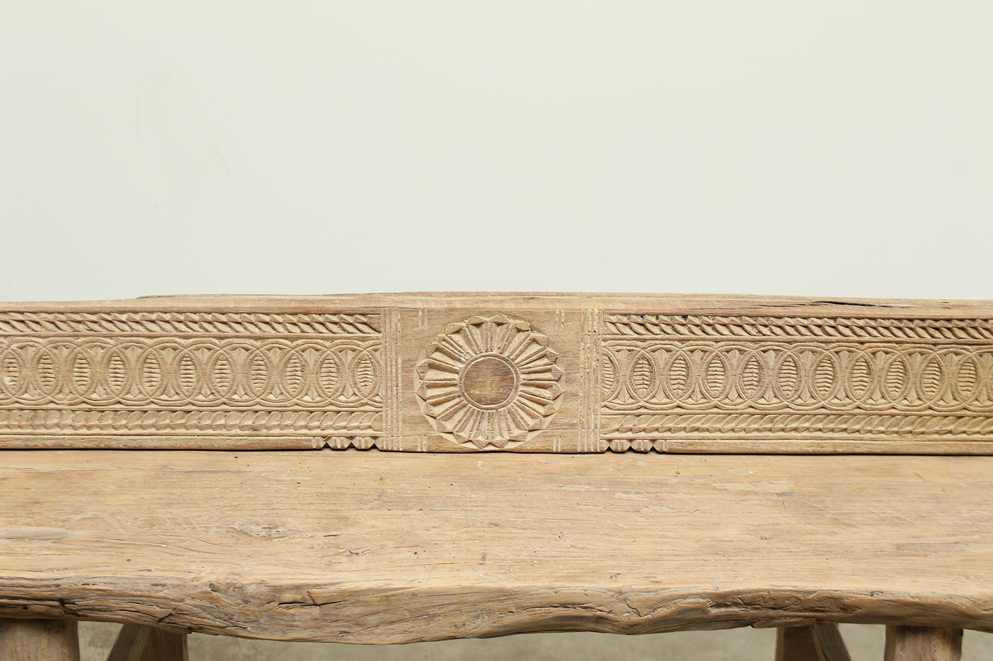 (PP088-P5) Vintage Wooden Carved Beam (70x7x2)