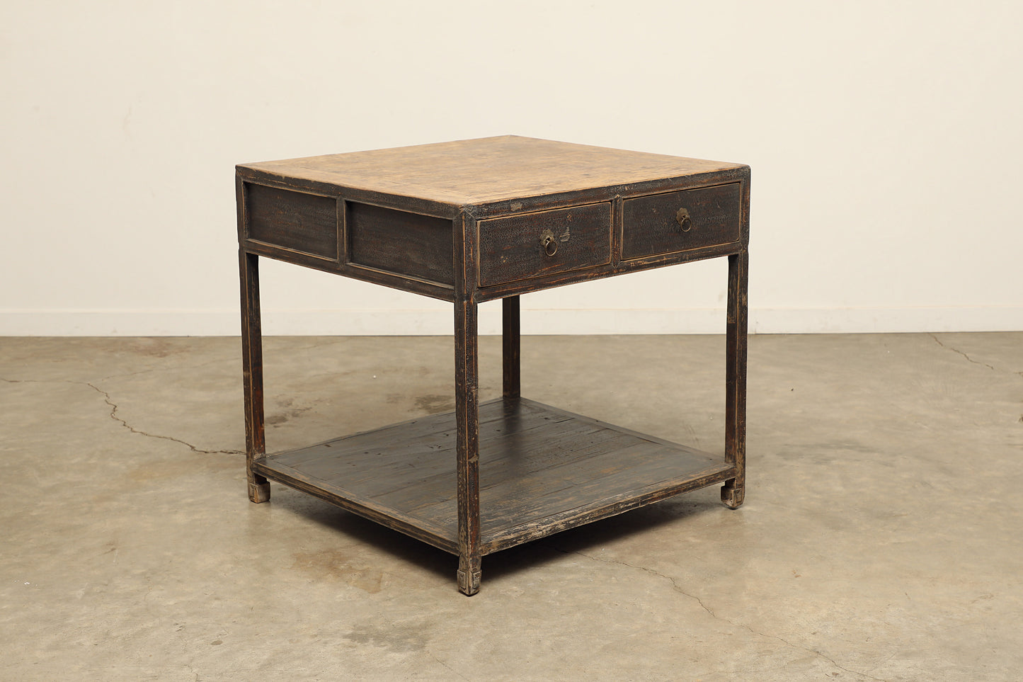 Vintage Elm Kitchen Island - Circa 1920