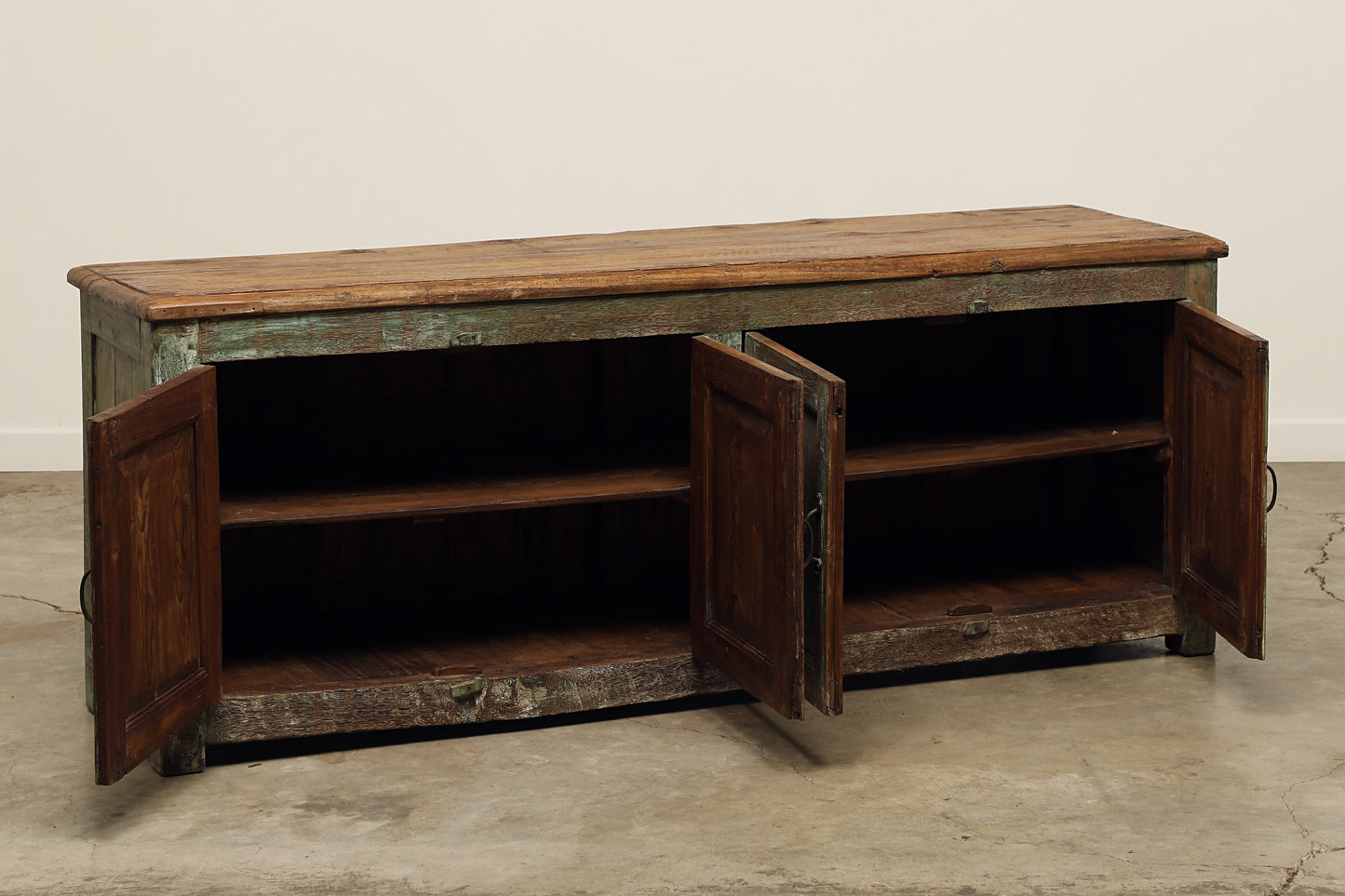 (SCP081) Vintage Painted Sideboard (75x20x29)