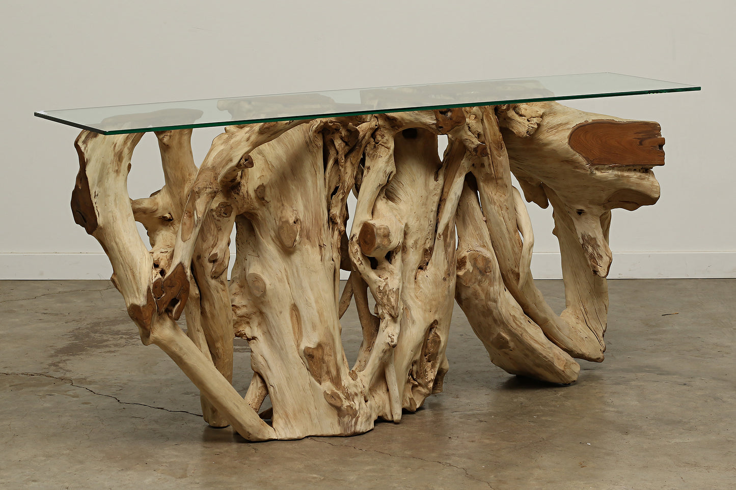 Teak Root Console