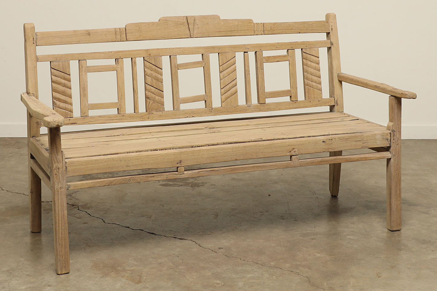 (PP102 ) Vintage Teak Bench (75x23x36)