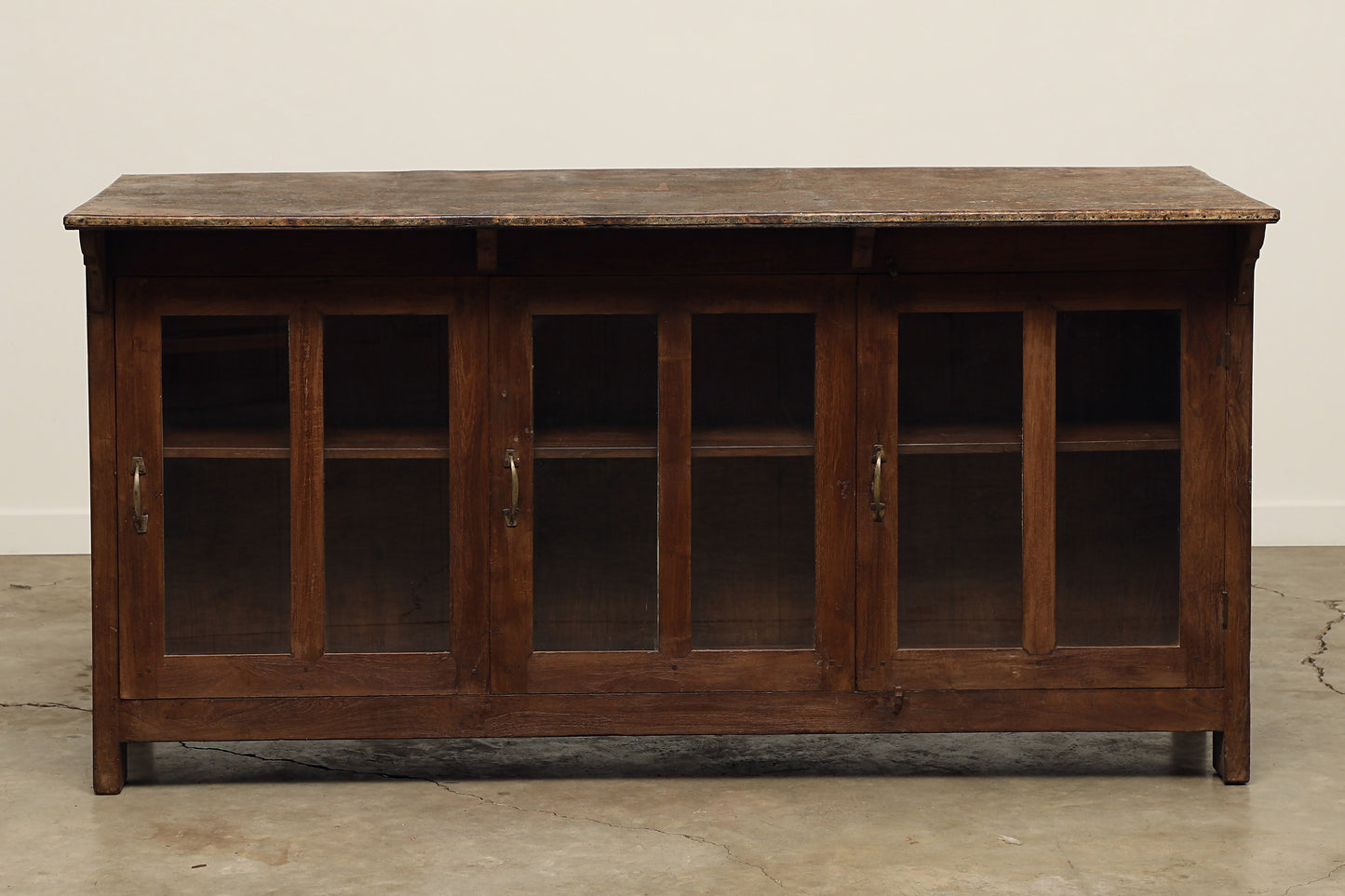 (SCP085) Vintage Teak Counter (73x30x37)