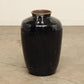 (GAV026) Vintage Black Porcelain Pot - Circa 1940 (18x18x26)