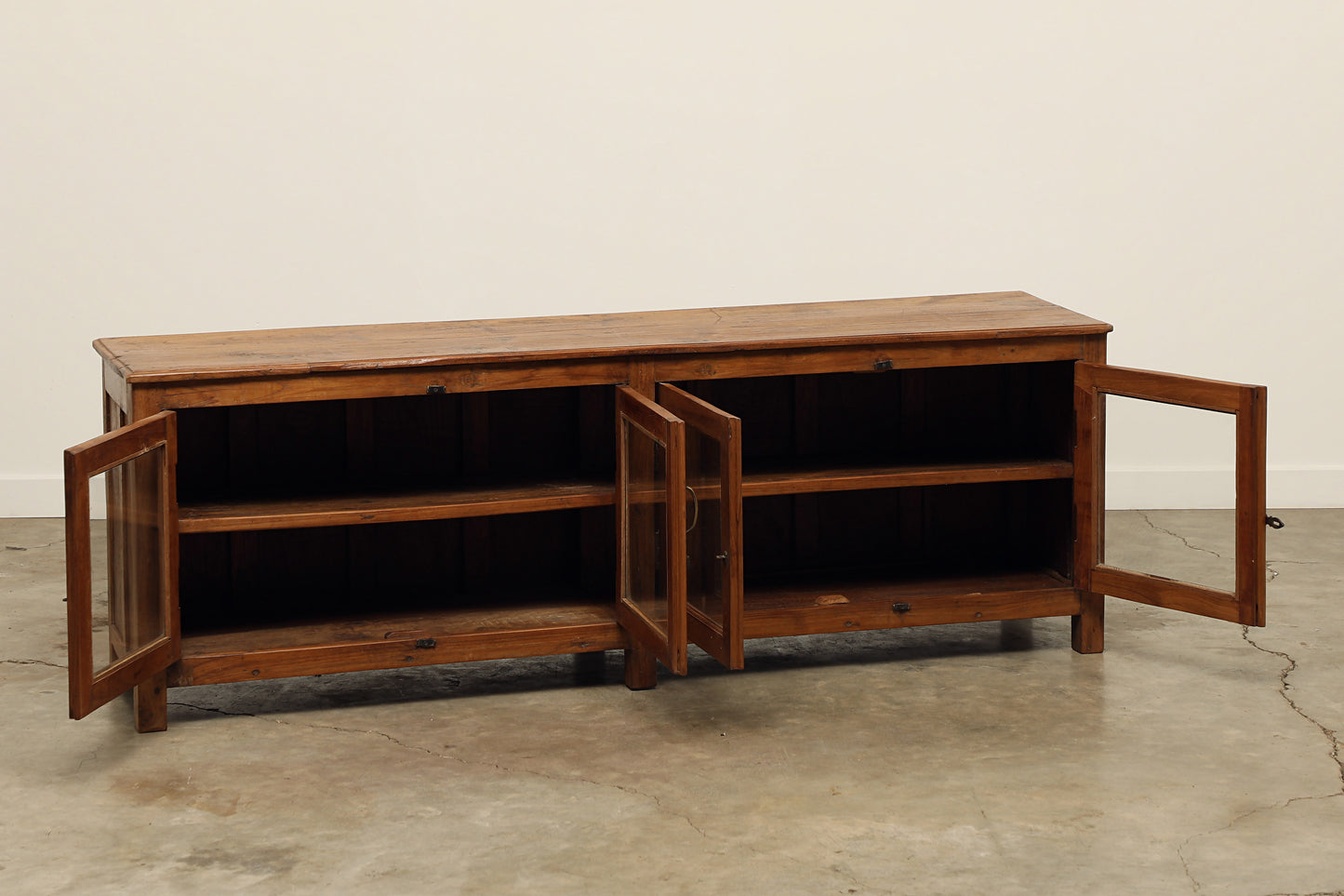 (SCP079) Vintage Teak Sideboard (71x17x25)