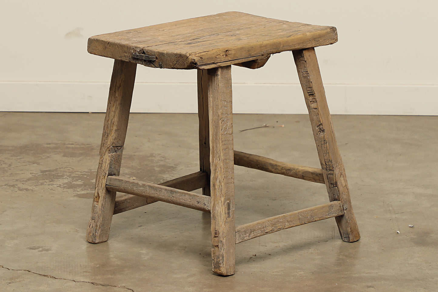 Vintage Pine Stool - Circa 1940
