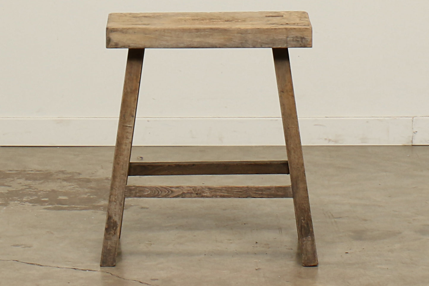 (GAL096-L6) Vintage Workman Stool (20x11x24)