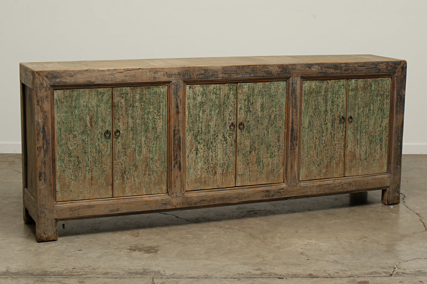 (GAN077) Vintage Elm Sideboard (95x17x38)