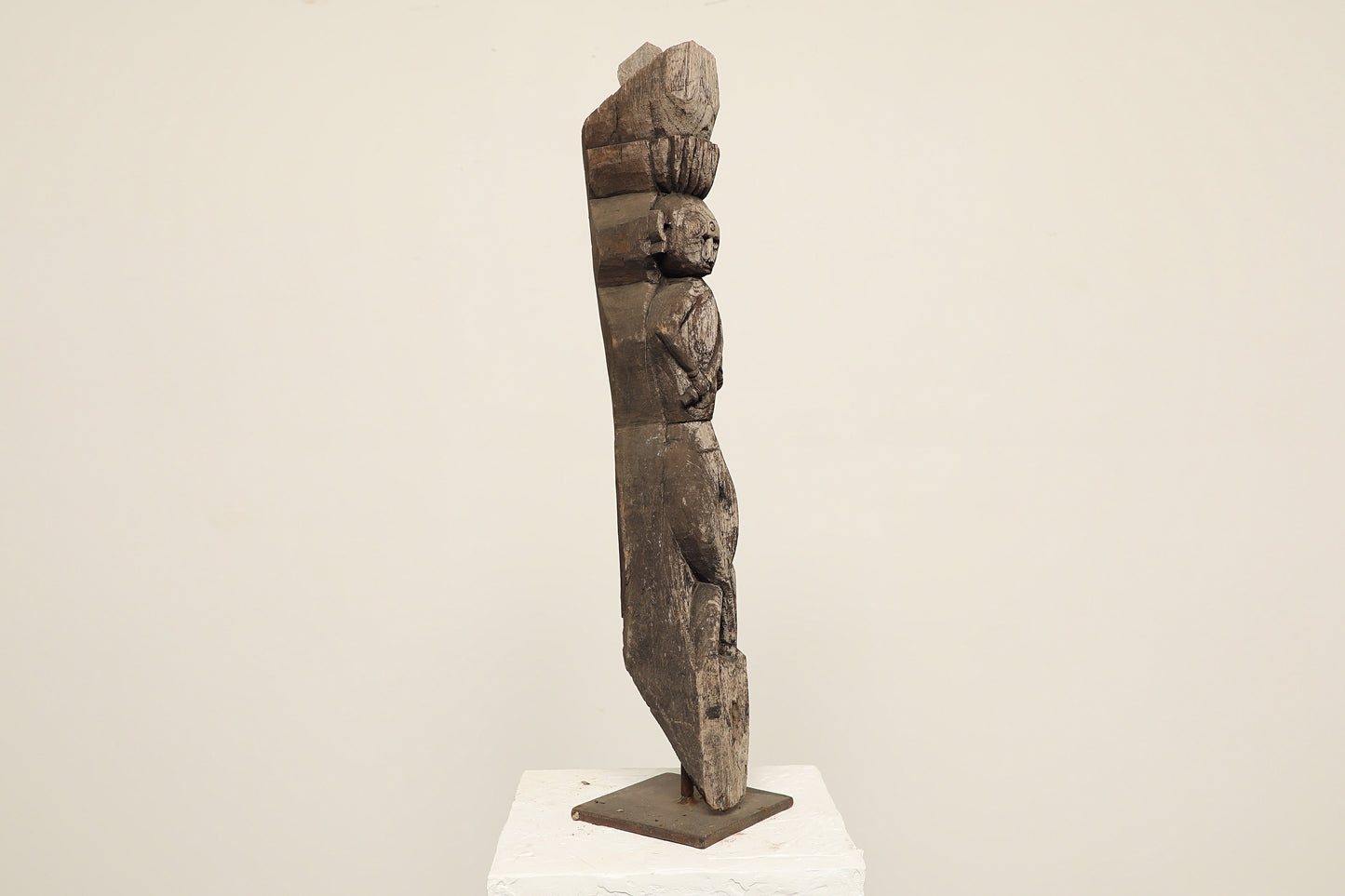 (SCP022-P2) Vintage Tribal Carving on Stand (xx)