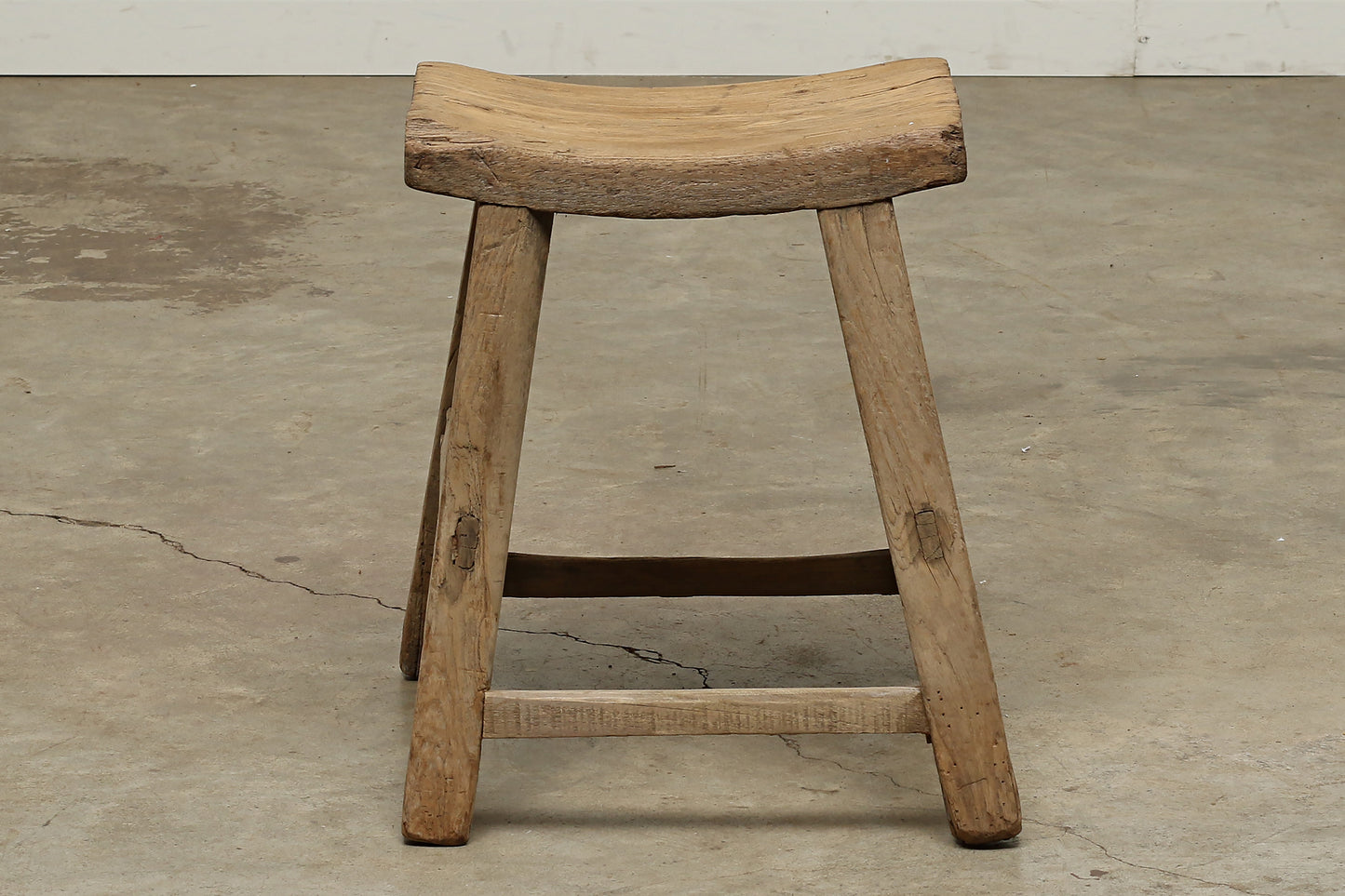 (GAI076-I9) Vintage Saddle Stool (18x11x22)