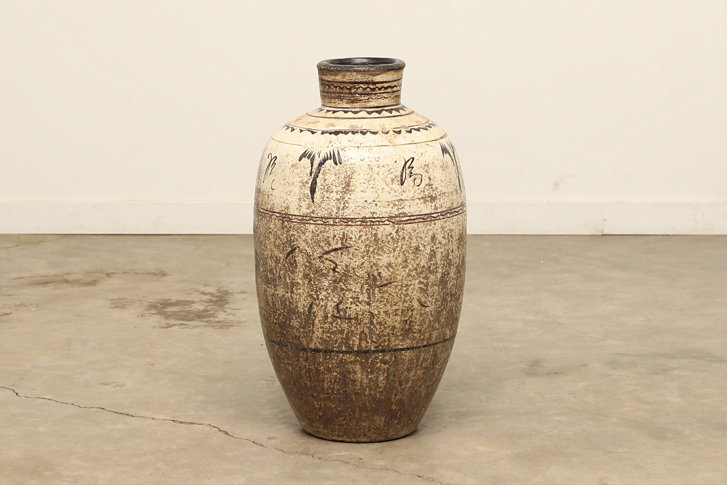 (GAT035) Vintage Shanxi Wine Jar - Circa 1824 (15x15x29)