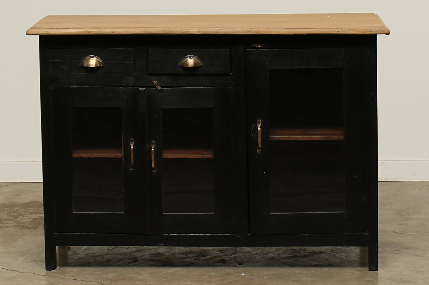 Vintage Black Buffet
