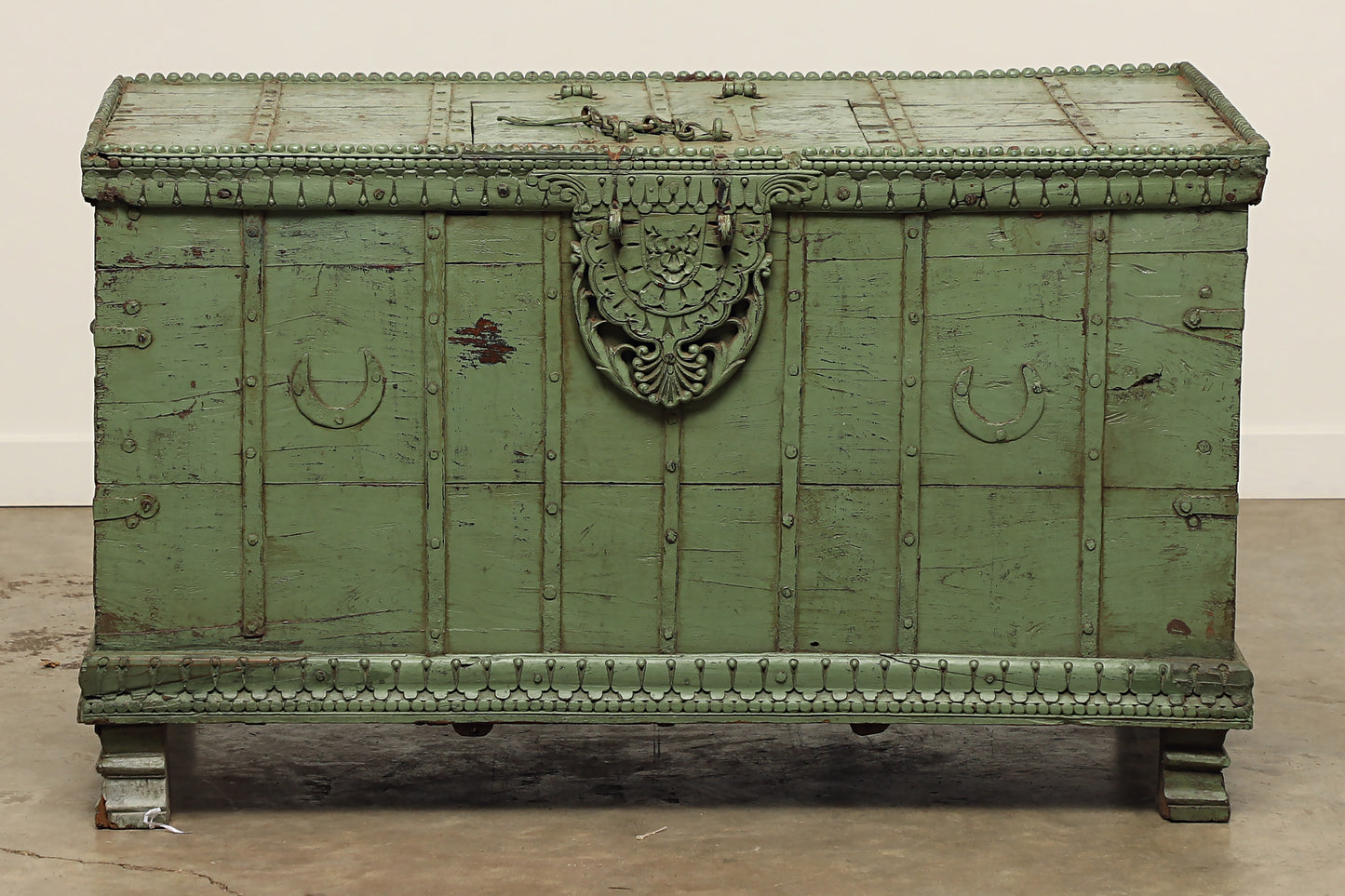 (SCP108) Vintage Painted Trunk (48x25x28)