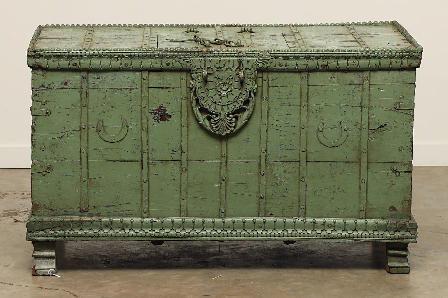 (SCP108) Vintage Painted Trunk (48x25x28)