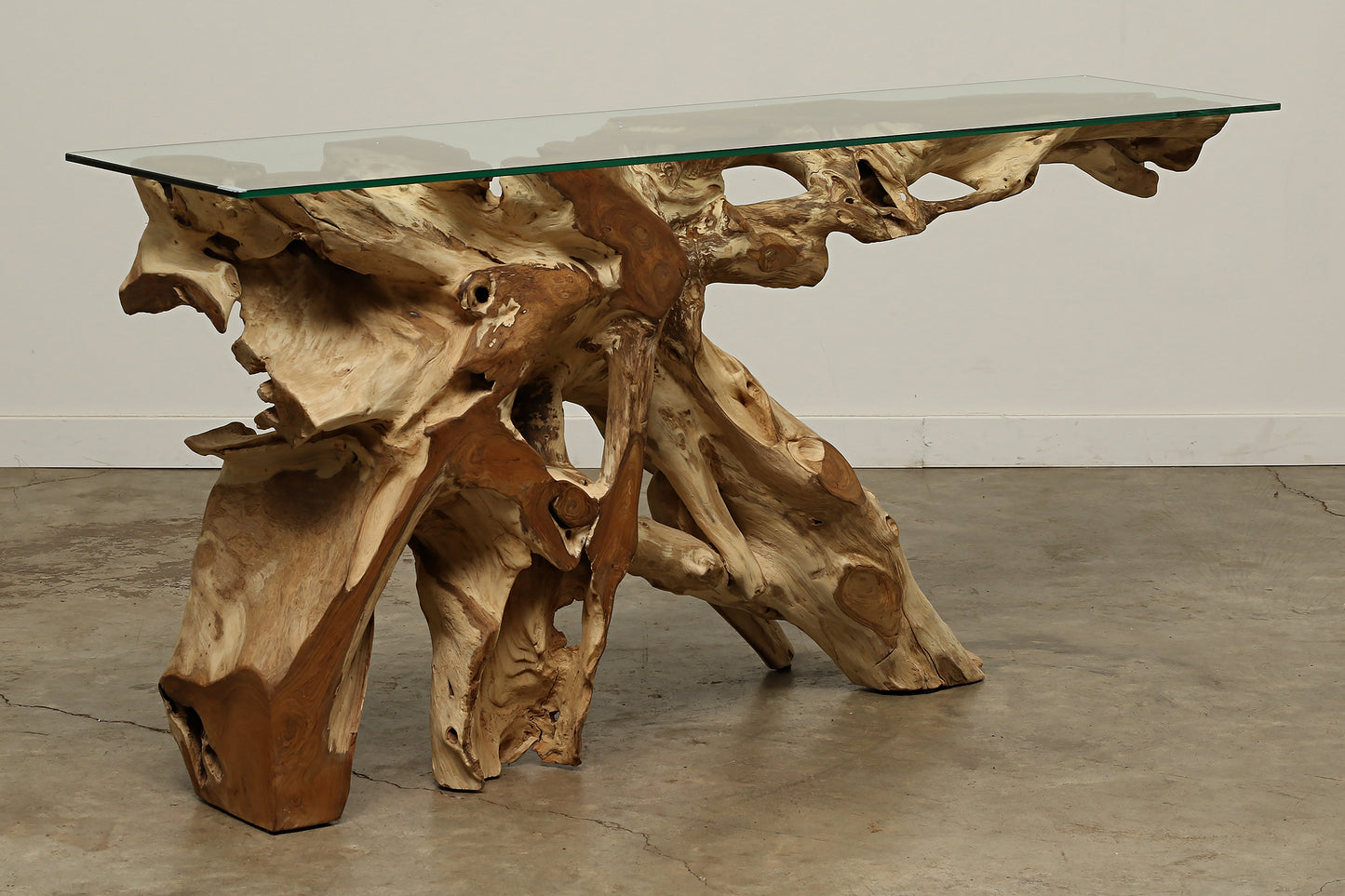Teak Root Console