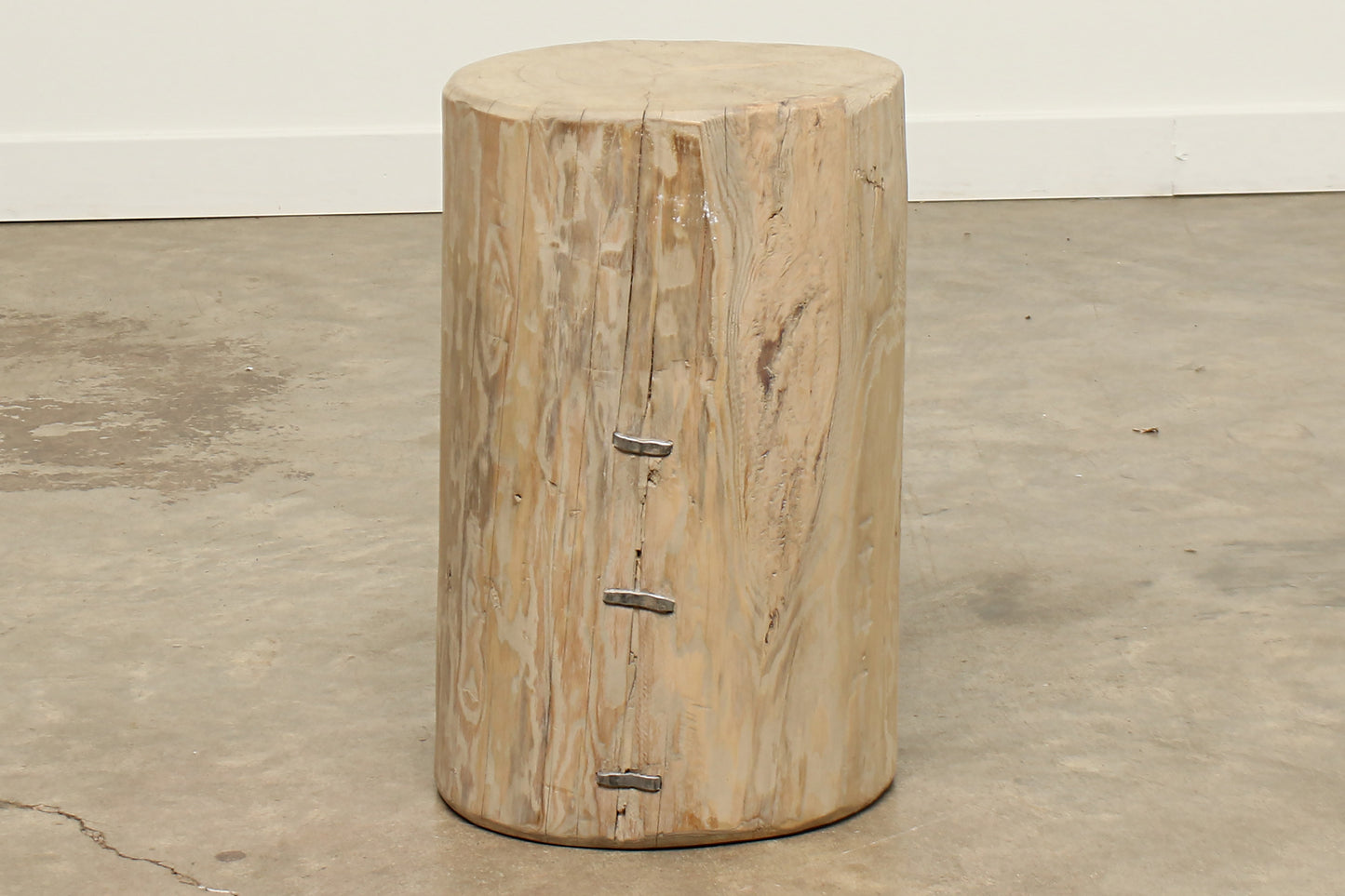 (GAQ084-Q8) Vintage Pine Side Table VIII - Circa 1940 (13x13x20)