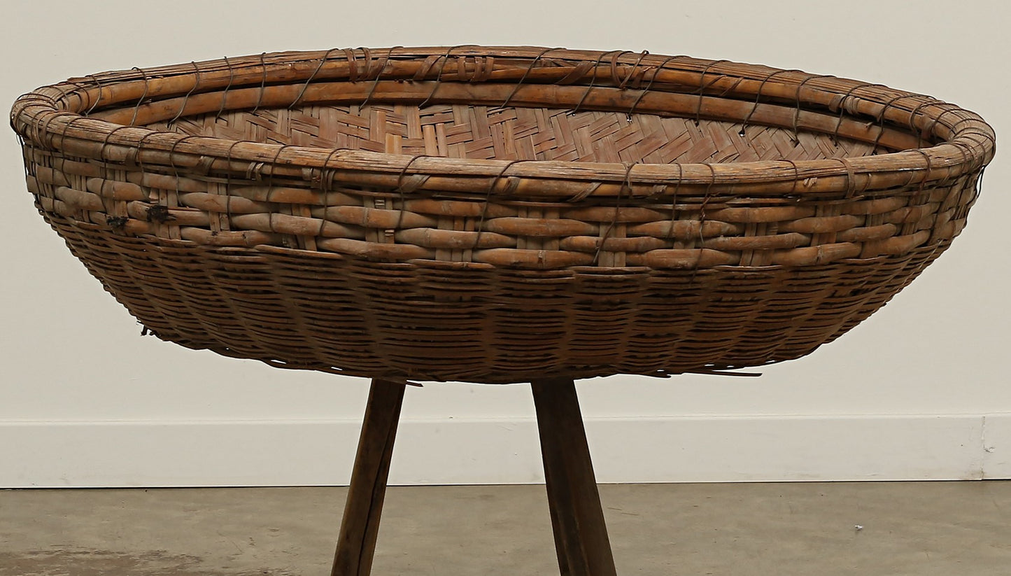(GAN002) Vintage Woven Grain Bowl (37x36x11)
