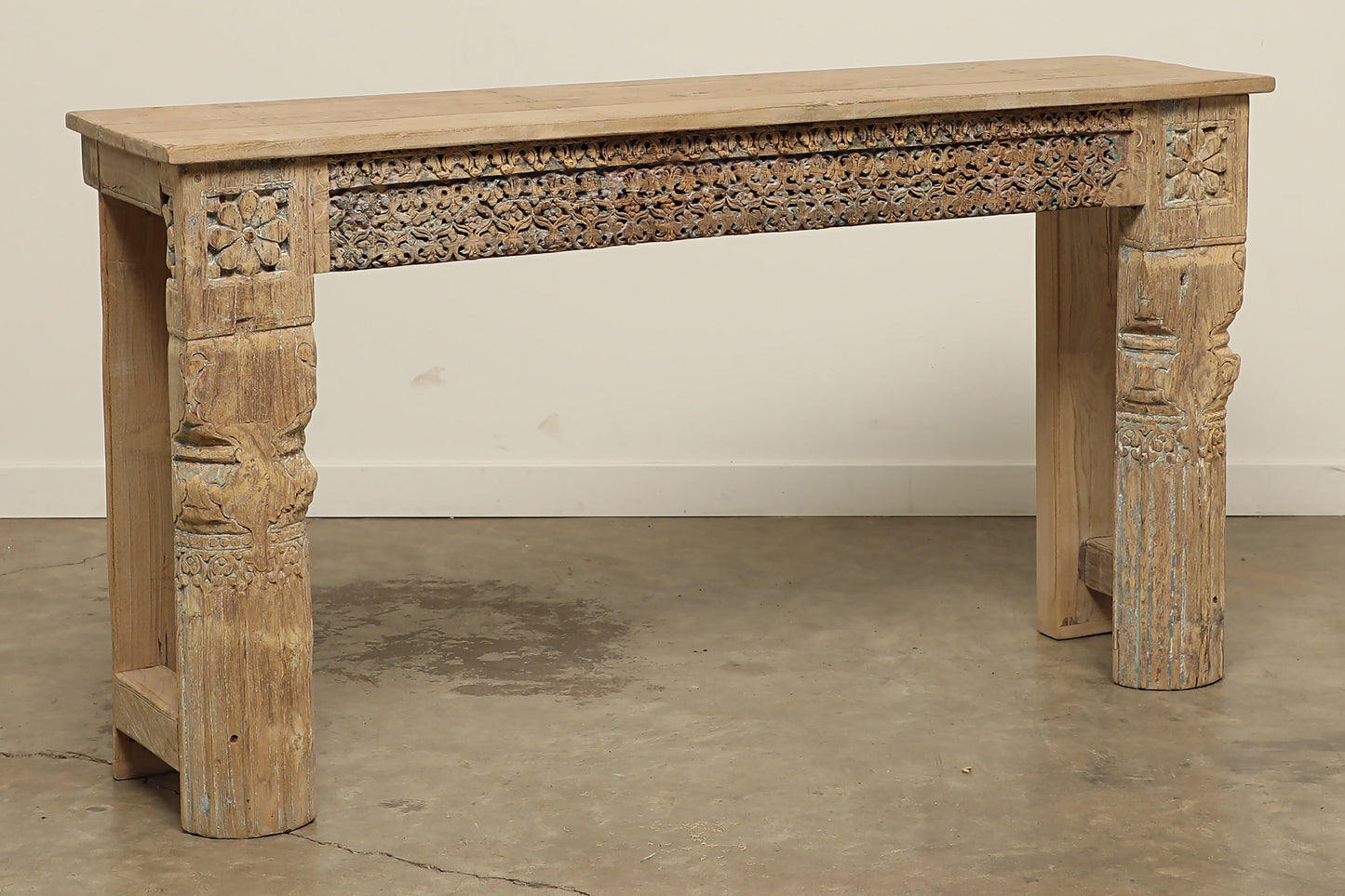 (PP194 ) Vintage Haveli Console (63x16x34)