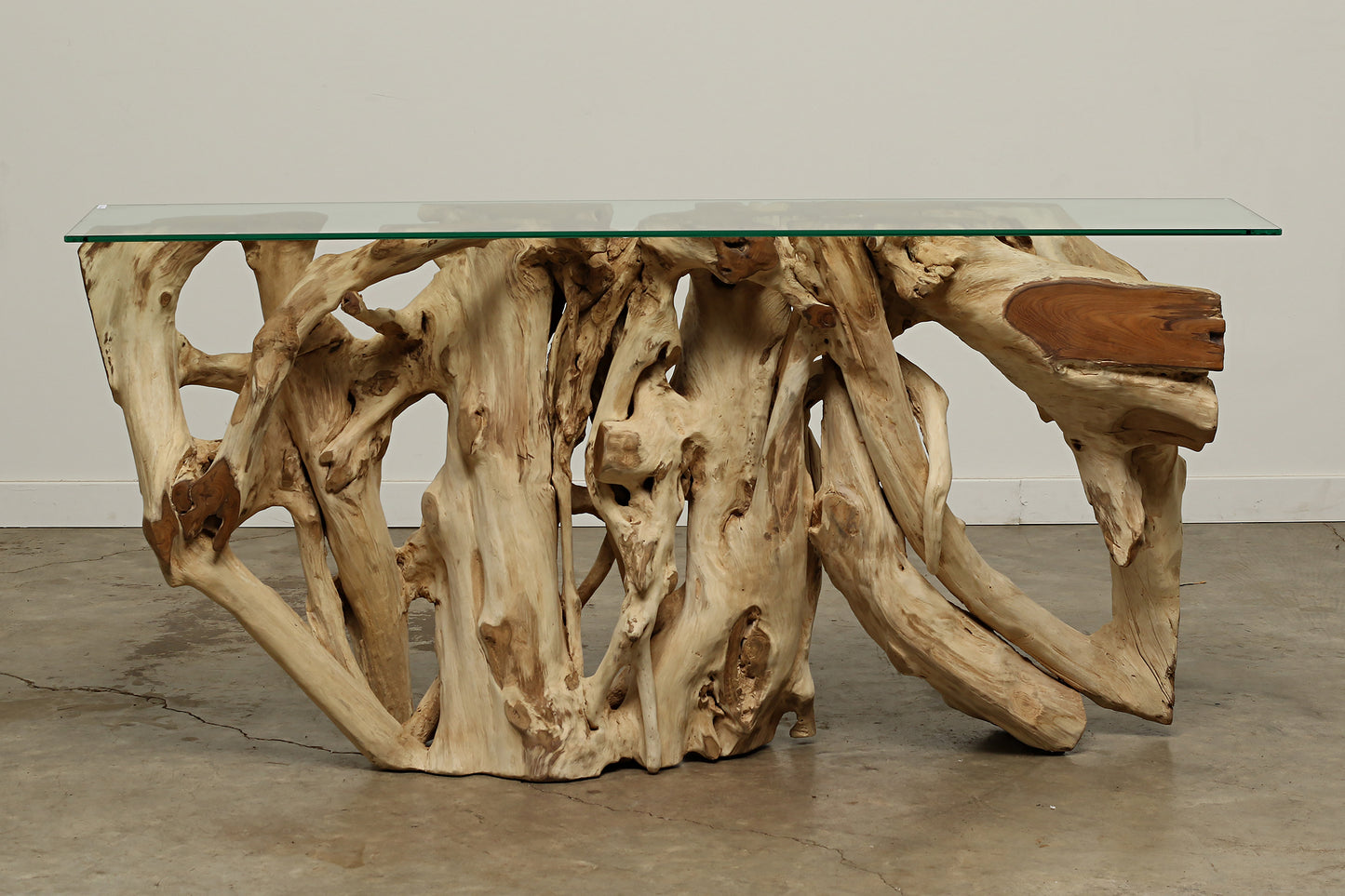 Teak Root Console