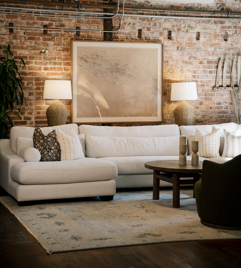 Sofas and upholstered seating in the showroom