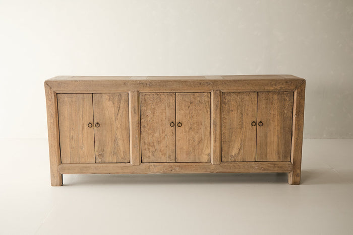Vintage Elm 6-Door Sideboard - Circa 1875 No. M49