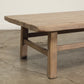 Antique Vintage Four Legged Wooden Wood Rectangular Coffee Table No. 2 - Circa 1945 Made of Fruitwood