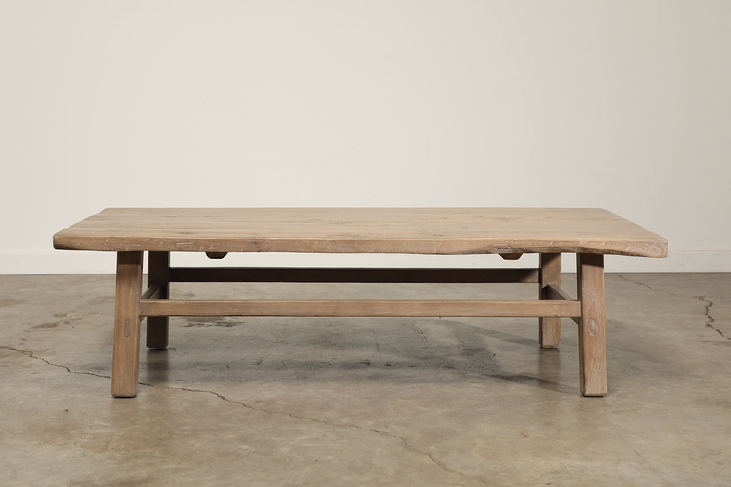Antique Vintage Wooden Wood Coffee Table No. 2 - Circa 1945 Made of Fruitwood
