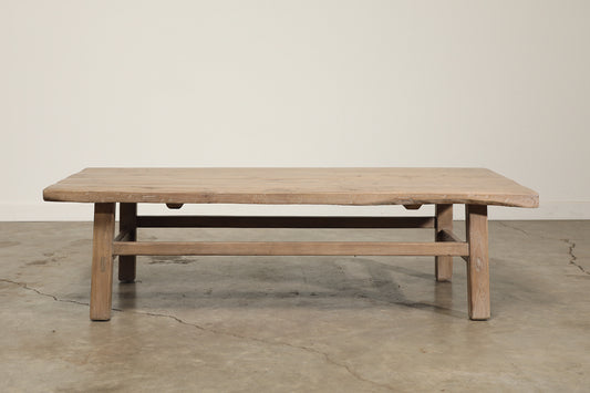 Antique Vintage Wooden Wood Coffee Table No. 2 - Circa 1945 Made of Fruitwood