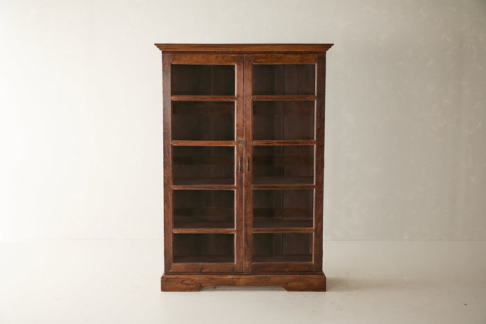 Vintage Teak and Glass Cabinet T.030