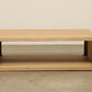 Billie premium white oak wood rectangular coffee table
