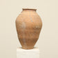 A one-of-a-kind clay brown Turkish vintage vase pot without a handle, crafted from terra cotta clay, this piece showcases timeless quality and antique craftsmanship, adding a unique touch of history to your space