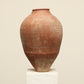 A one-of-a-kind clay brown Turkish vintage vase pot without a handle, crafted from terra cotta clay, this piece showcases timeless quality and antique craftsmanship, adding a unique touch of history to your space